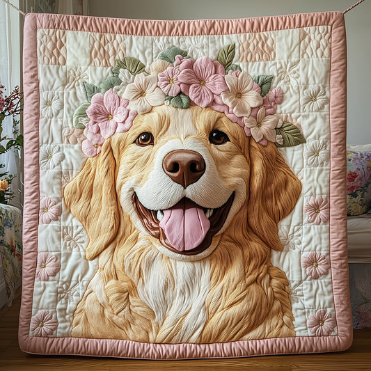 Golden Retriever Quilted Blanket GFTONT025