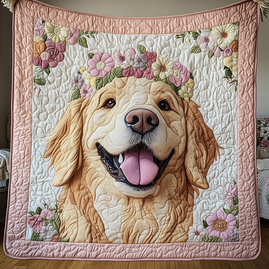 Golden Retriever Quilted Blanket GFTONT027