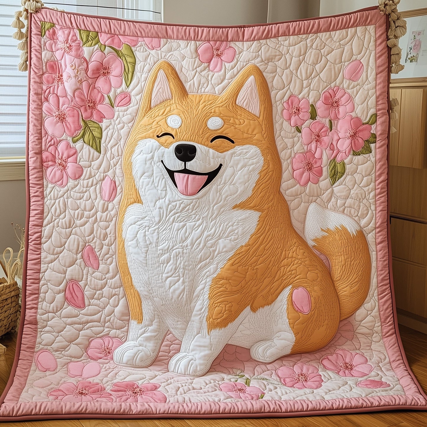 Shiba Quilted Blanket GFTONT037