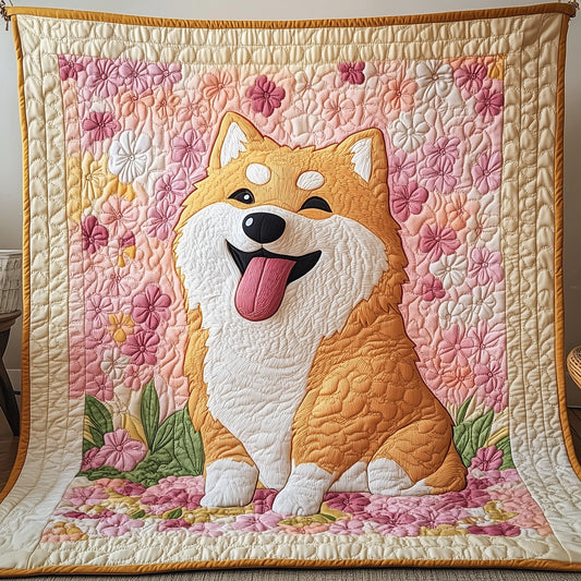 Shiba Quilted Blanket GFTONT038