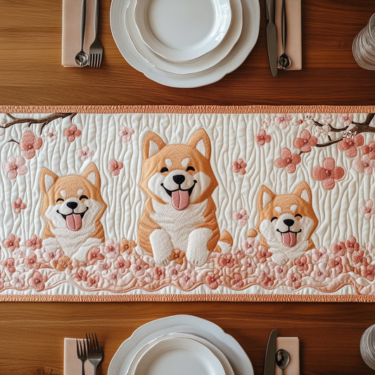 Shiba Quilted Table Runner GFTONT067