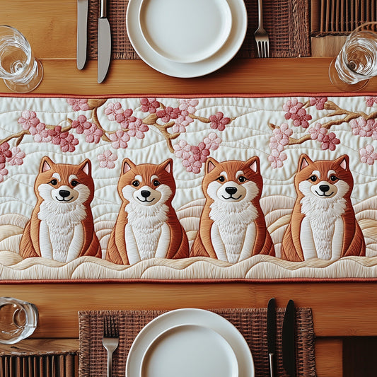 Shiba Quilted Table Runner GFTONT068
