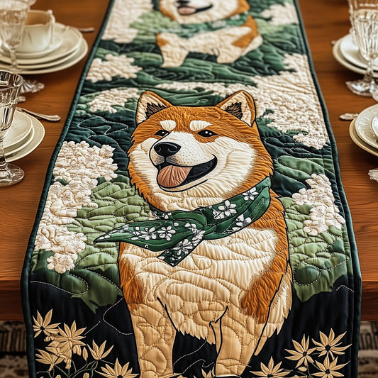 Shiba Quilted Table Runner GFTONT070