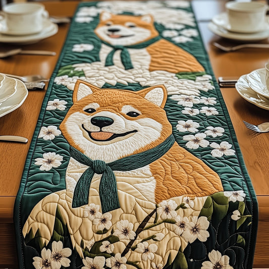 Shiba Quilted Table Runner GFTONT071