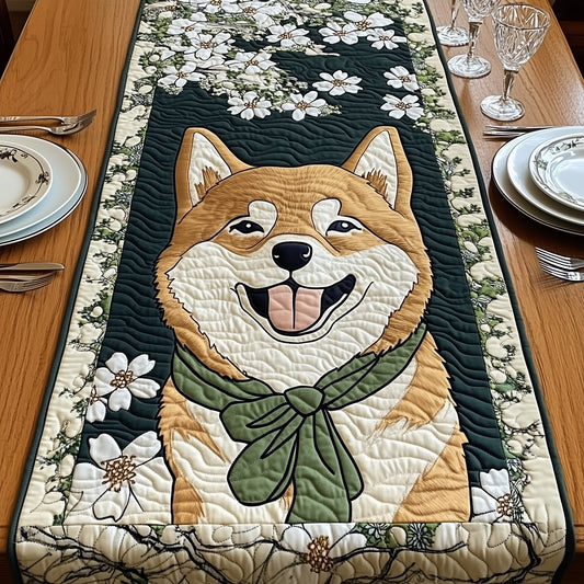 Shiba Quilted Table Runner GFTONT073