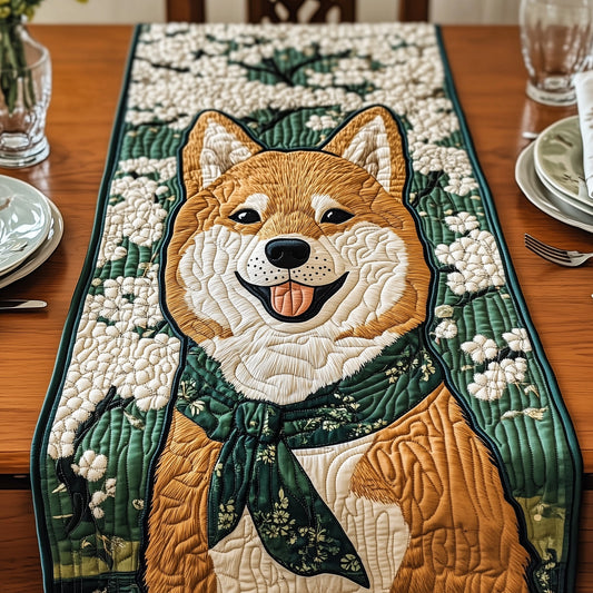 Shiba Quilted Table Runner GFTONT074
