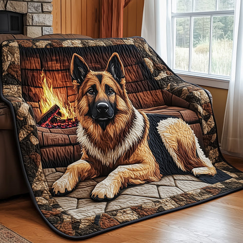 German Shepherd Quilted Blanket GFTONT078