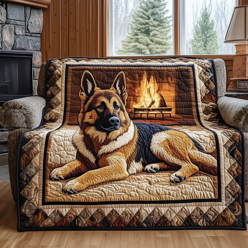 German Shepherd Quilted Blanket GFTONT079