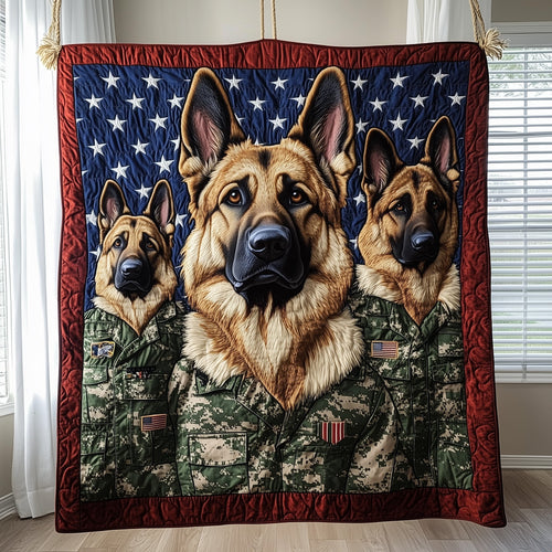 German Shepherd Quilted Blanket GFTONT082