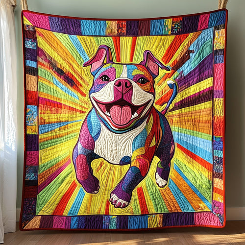 Pitbull Quilted Blanket GFTONT084