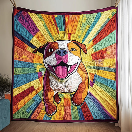Pitbull Quilted Blanket GFTONT085