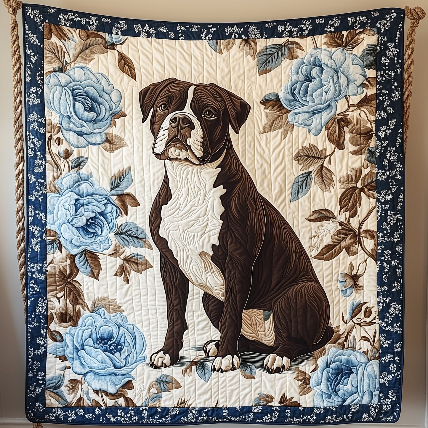 Pitbull Quilted Blanket GFTONT086