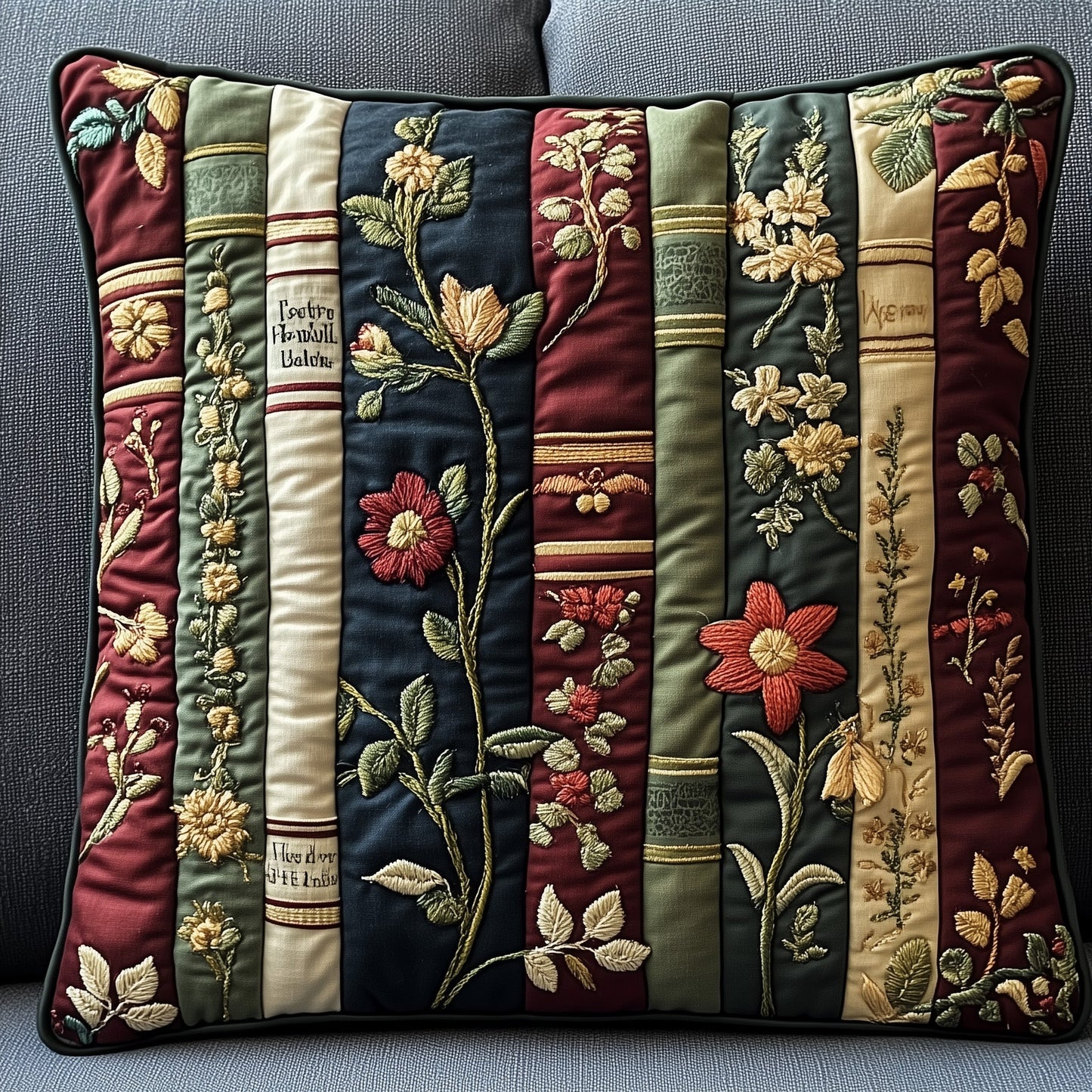 Book Charm Quilted Pillow Case GFTONT1004