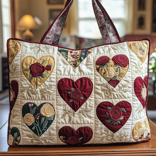 Rosie Rose Quilted Tote Bag GFTONT1010