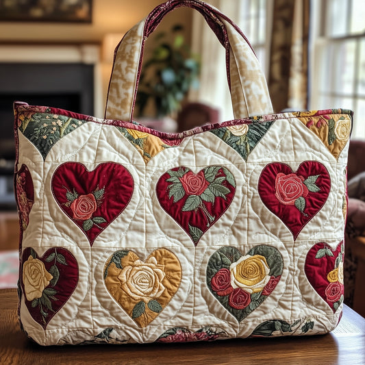Rosie Rose Quilted Tote Bag GFTONT1012