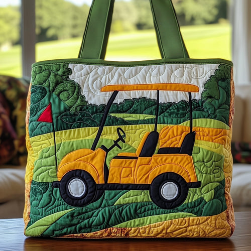 Golf Cart Quilted Tote Bag GFTONT1020