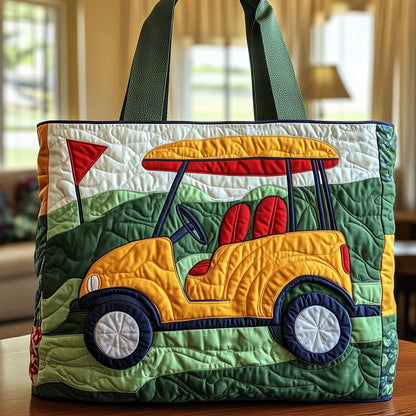 Golf Cart Quilted Tote Bag GFTONT1021