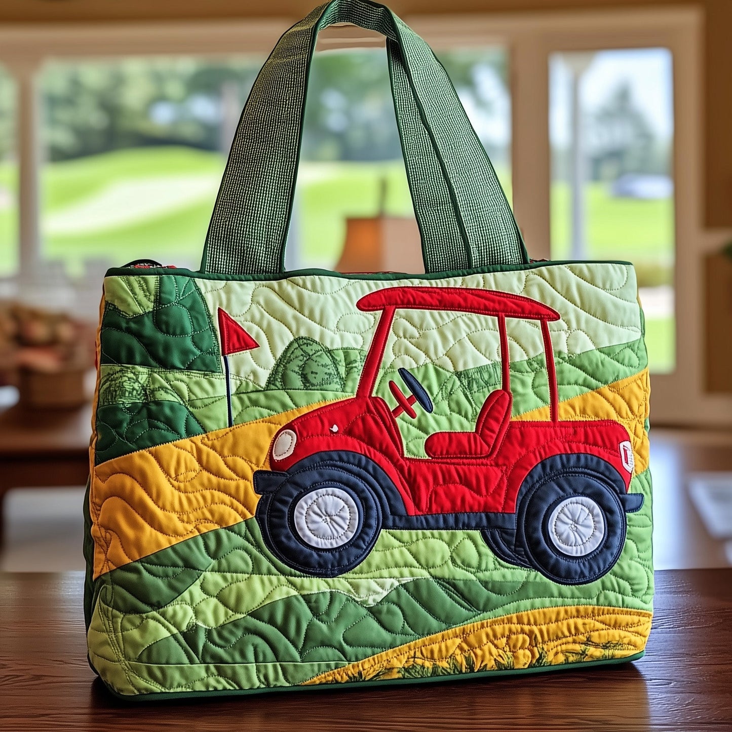 Golf Time Quilted Tote Bag GFTONT1023