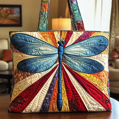 Rustic Dragonfly Quilted Tote Bag GFTONT1033