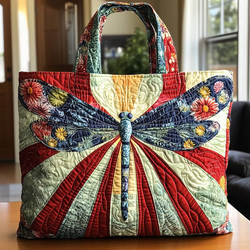 Rustic Dragonfly  Quilted Tote Bag GFTONT1035