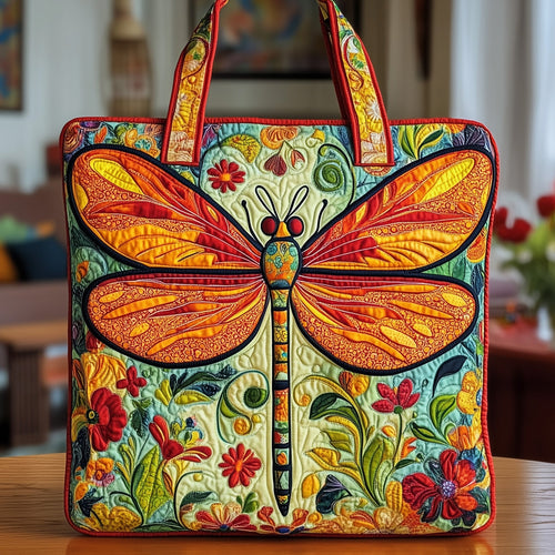 Dragonfly Pop Quilted Tote Bag GFTONT1040