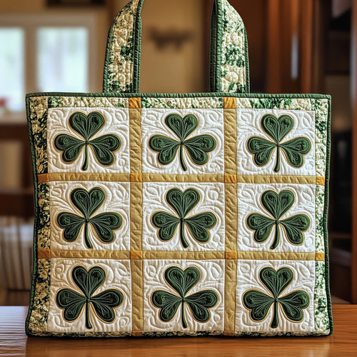 Irish Shamrock Quilted Tote Bag GFTONT1065