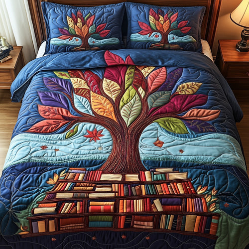 Book 3-Piece Quilted Bedding Set GFTONT1170