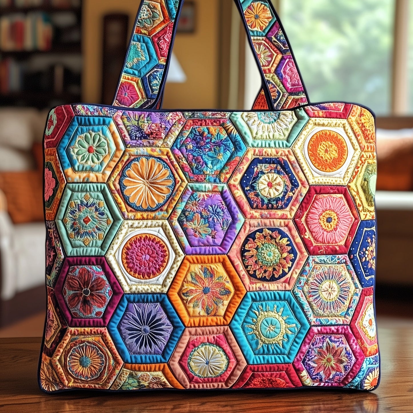 Mandala Quilted Tote Bag GFTONT1184