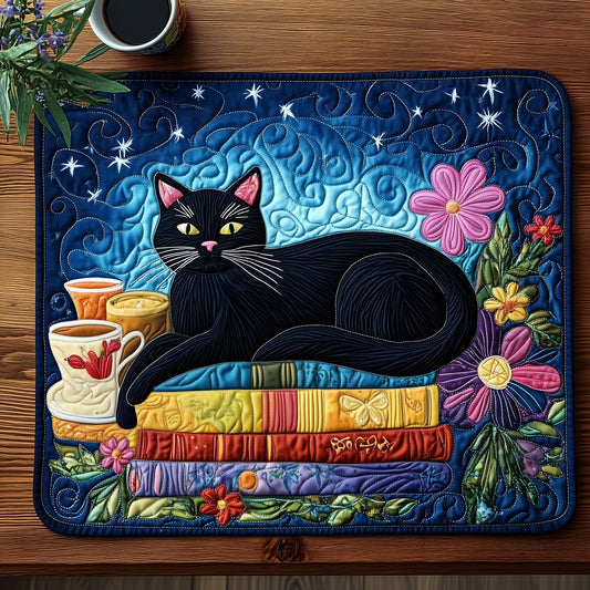 Cat and Book Quilted Placemat GFTONT1200