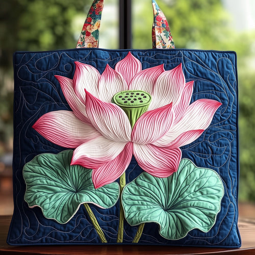 Lotus Tales Quilted Tote Bag GFTONT1221