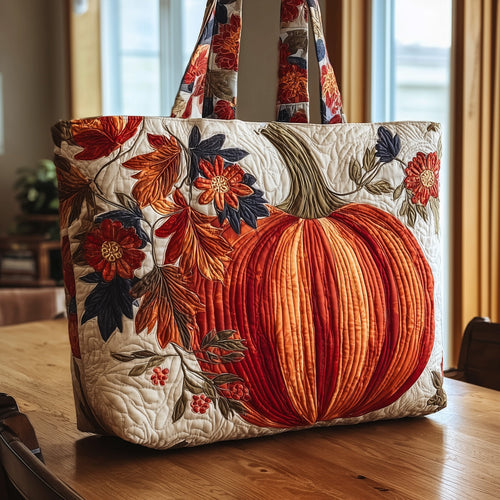 Pumpkin Quilted Tote Bag GFTONT1380