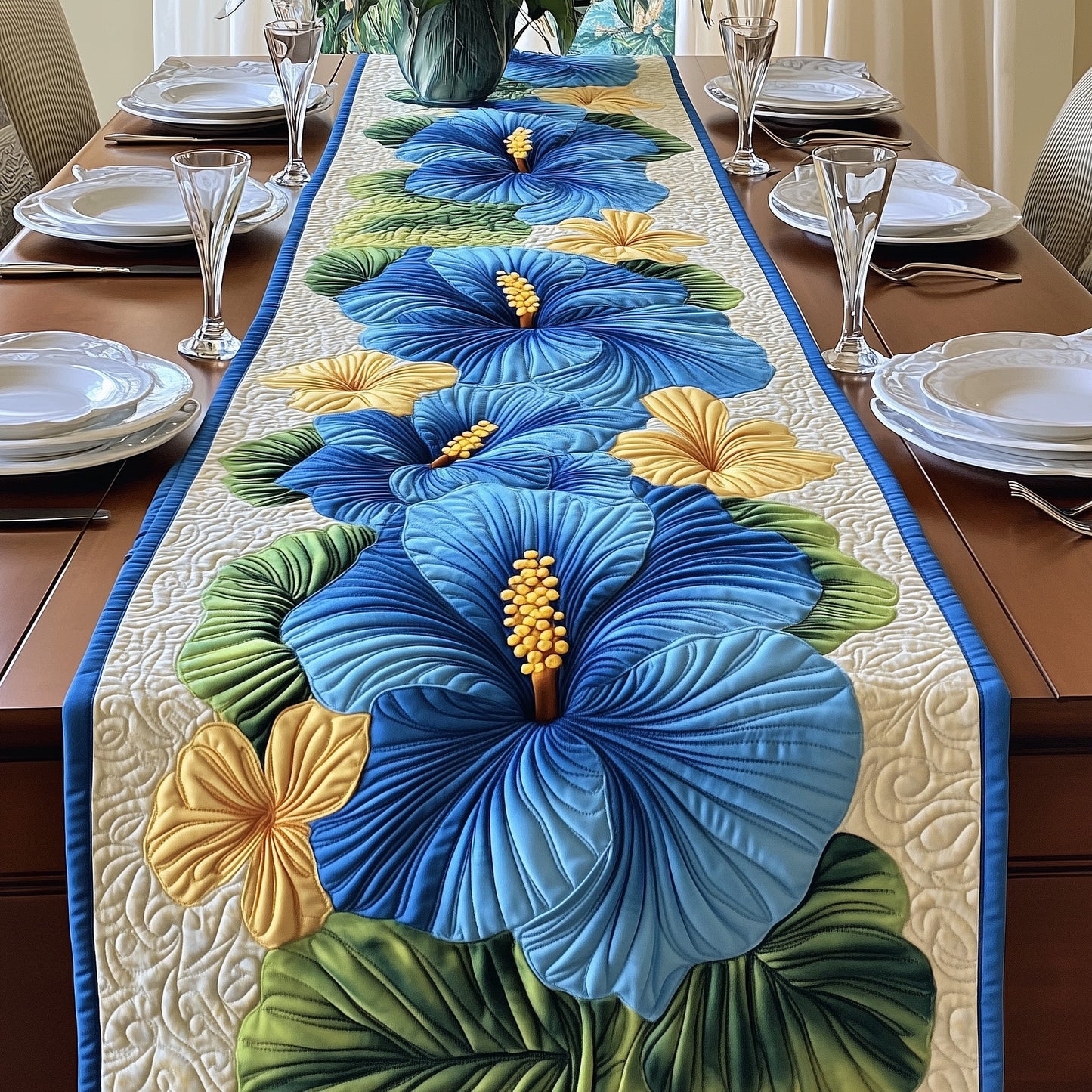 Aloha Bloom Quilted Table Runner GFTONT141