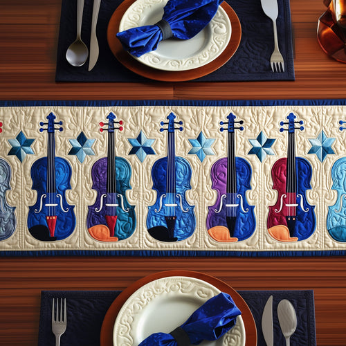 Violin Quilted Table Runner GFTONT1485