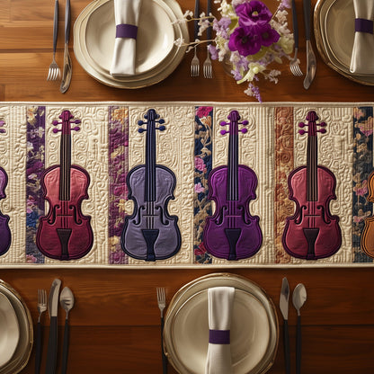 Rustic Violin Quilted Table Runner GFTONT1492