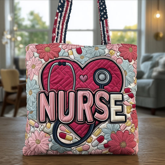 Nurse Quilted Tote Bag GFTONT1508