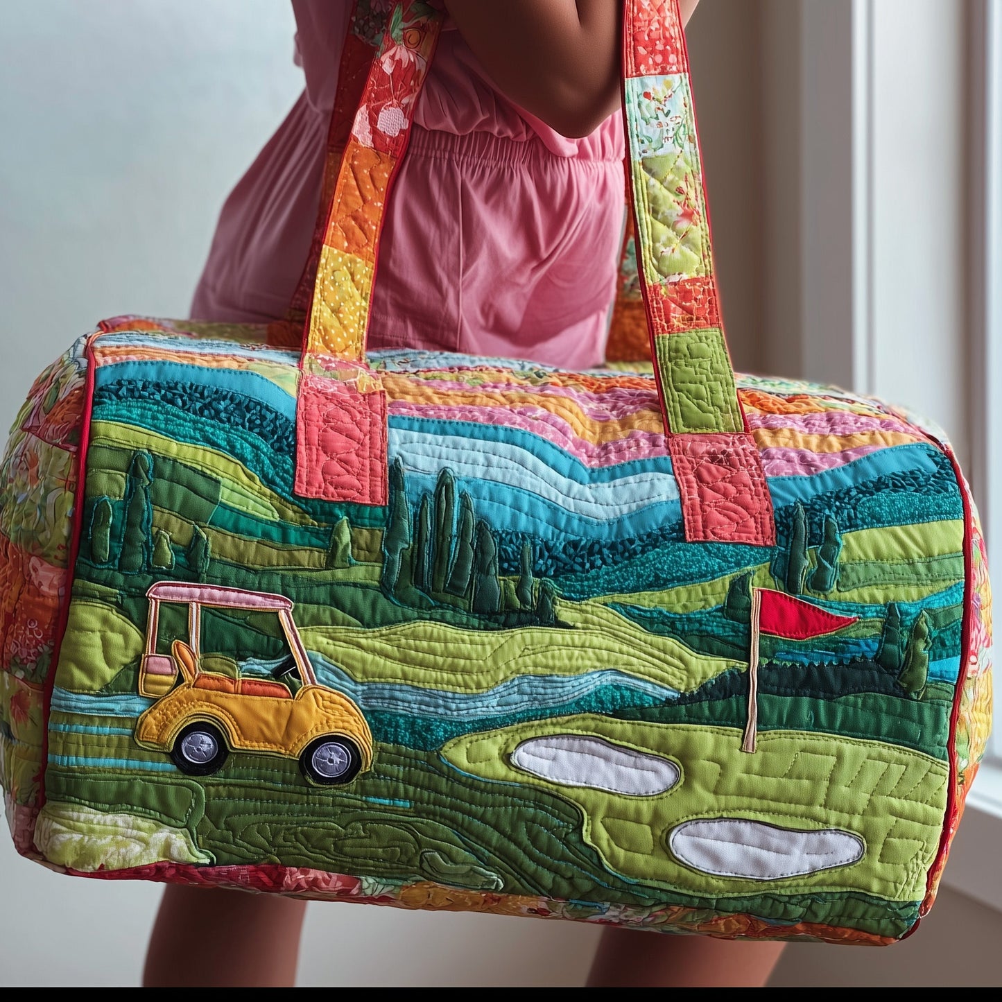 Golf Cart Quilted Duffle Bag GFTONT1572