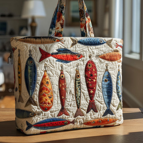 Fishing Quilted Tote Bag GFTONT1598