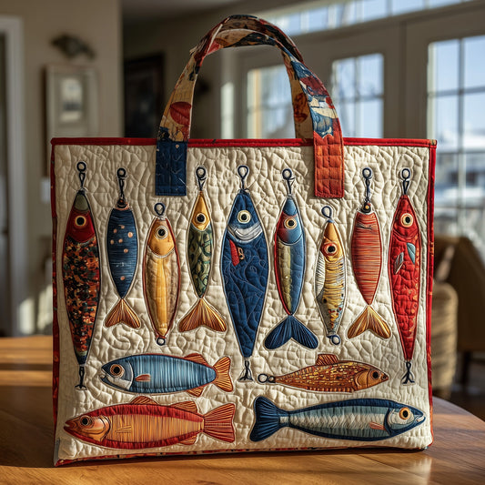 Fishing Quilted Tote Bag GFTONT1600