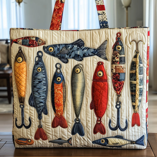 Fishing Quilted Tote Bag GFTONT1602