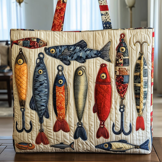 Fishing Quilted Tote Bag GFTONT1602
