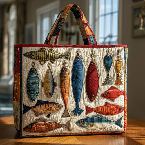 Fishing Quilted Tote Bag GFTONT1603