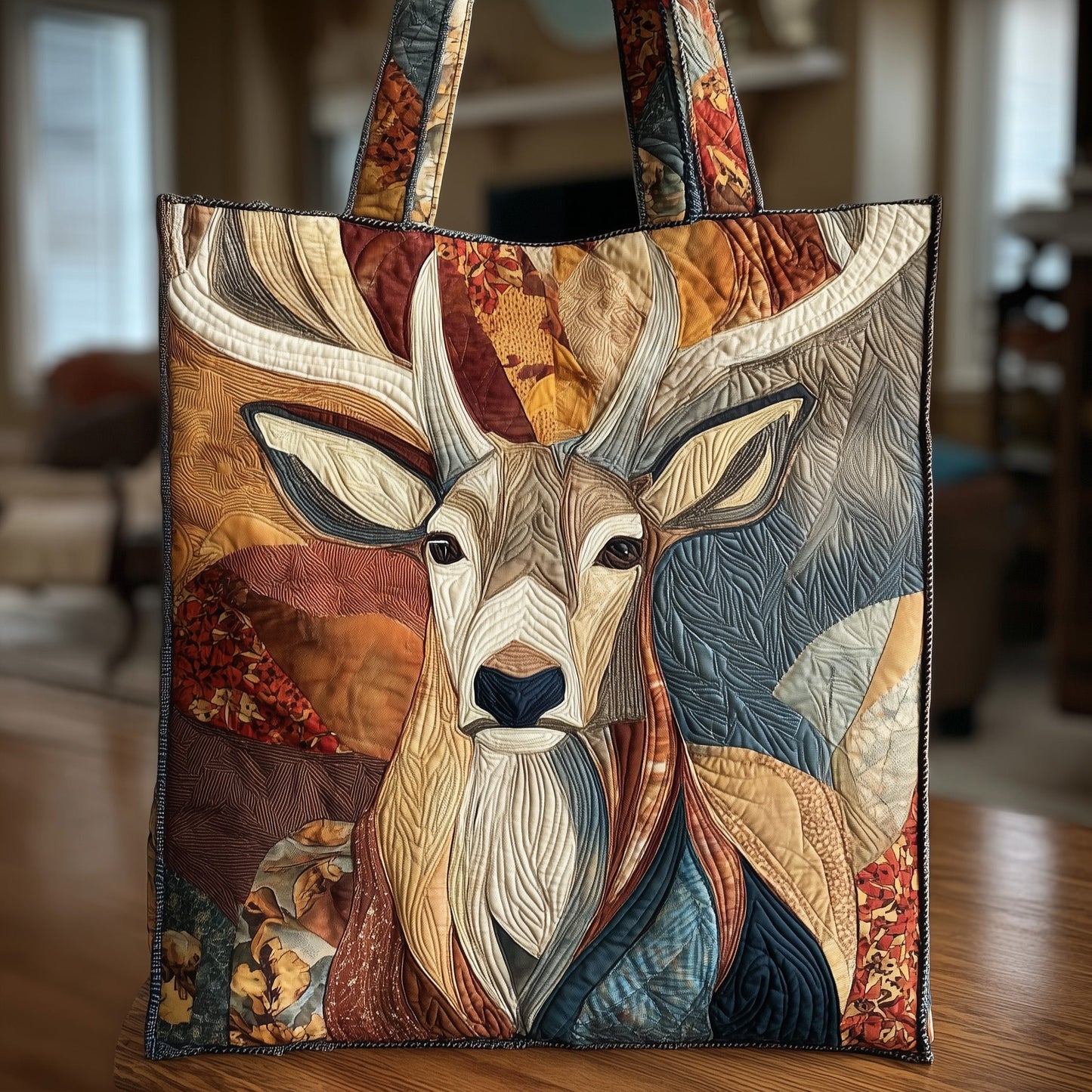 Deer Quilted Tote Bag GFTONT1605