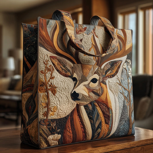Deer Quilted Tote Bag GFTONT1606