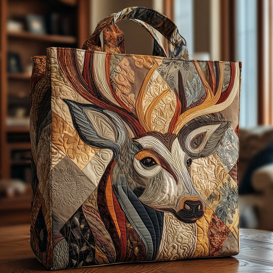 Deer Quilted Tote Bag GFTONT1607