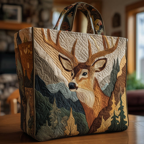 Deer Quilted Tote Bag GFTONT1610