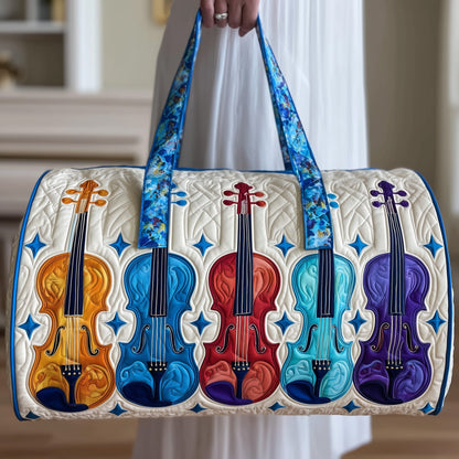 Melodic Violin Quilted Duffle Bag GFTONT1640