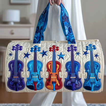 Melodic Violin Quilted Duffle Bag GFTONT1641