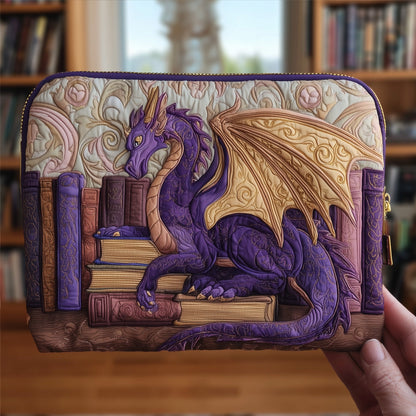 Purple Dragon Quilted Purse GFTONT1675