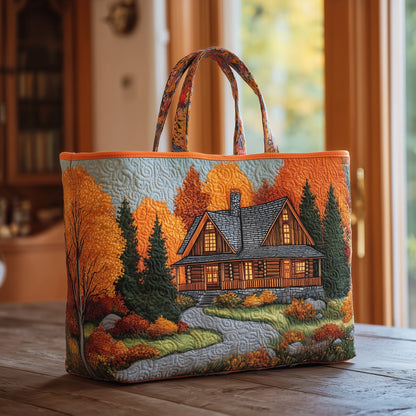 Log Cabin Quilted Tote Bag GFTONT1685