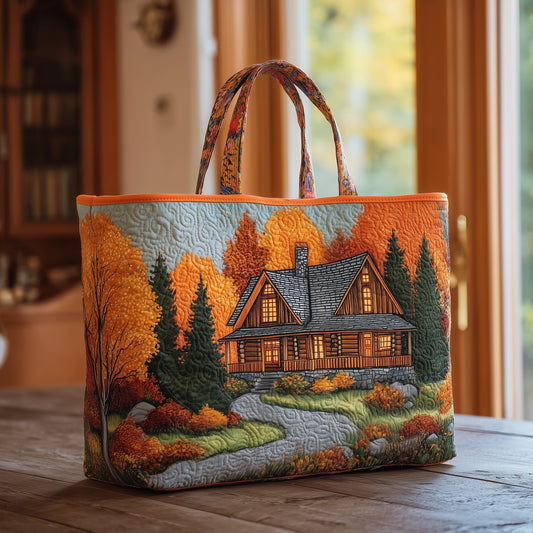 Log Cabin Quilted Tote Bag GFTONT1685
